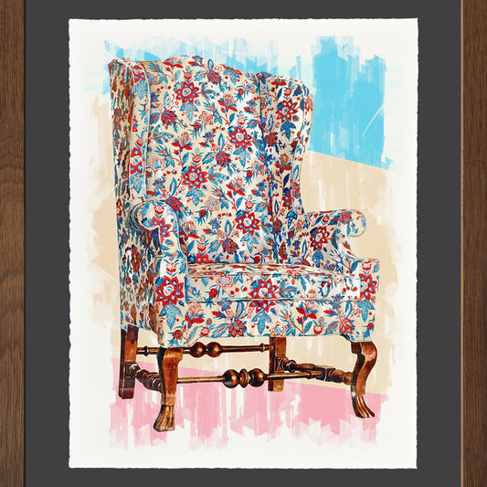 Wing Chair - Cup of Tea Creative