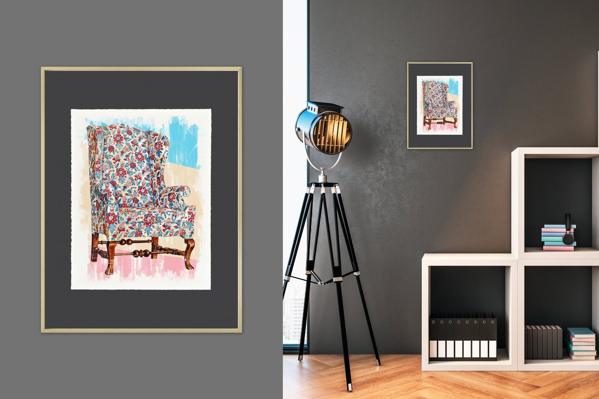 Wing Chair - Cup of Tea Creative