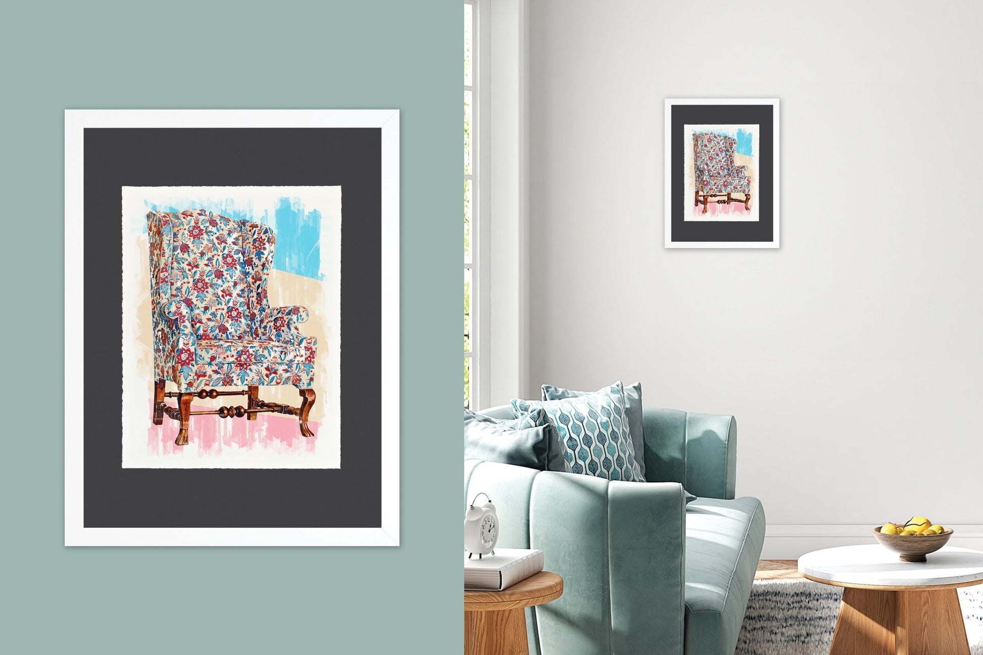 Wing Chair - Cup of Tea Creative