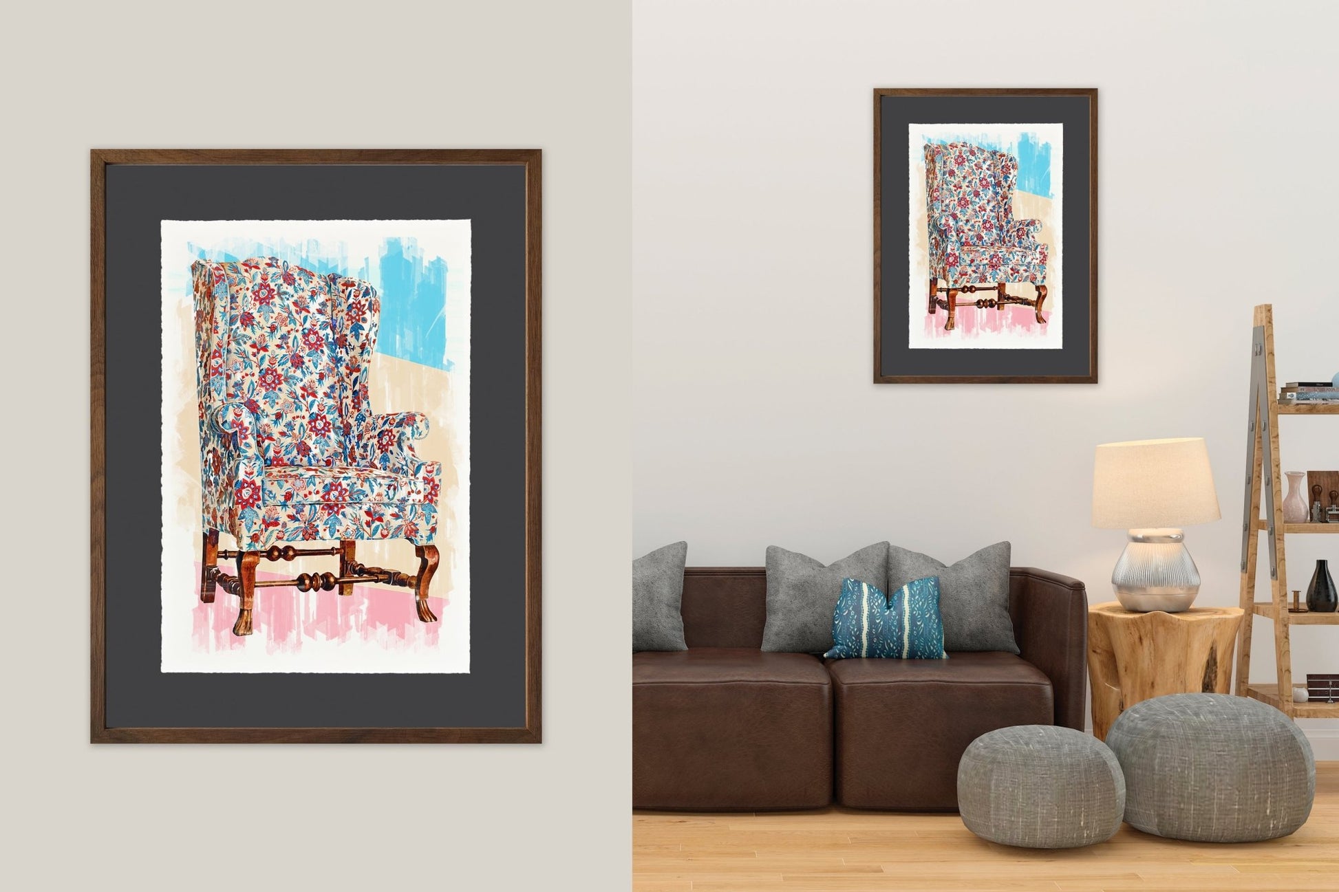 Wing Chair - Cup of Tea Creative