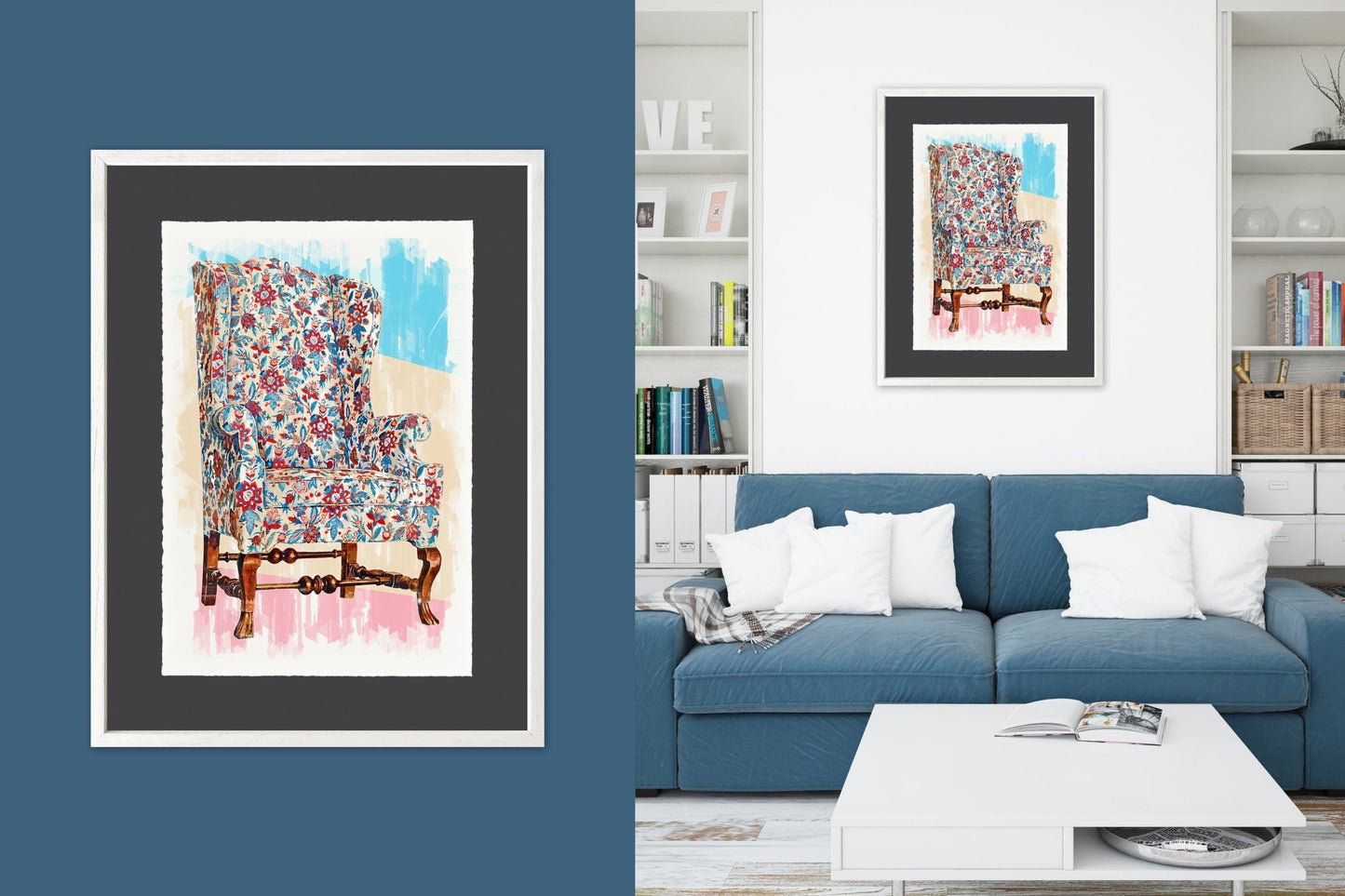 Wing Chair - Cup of Tea Creative
